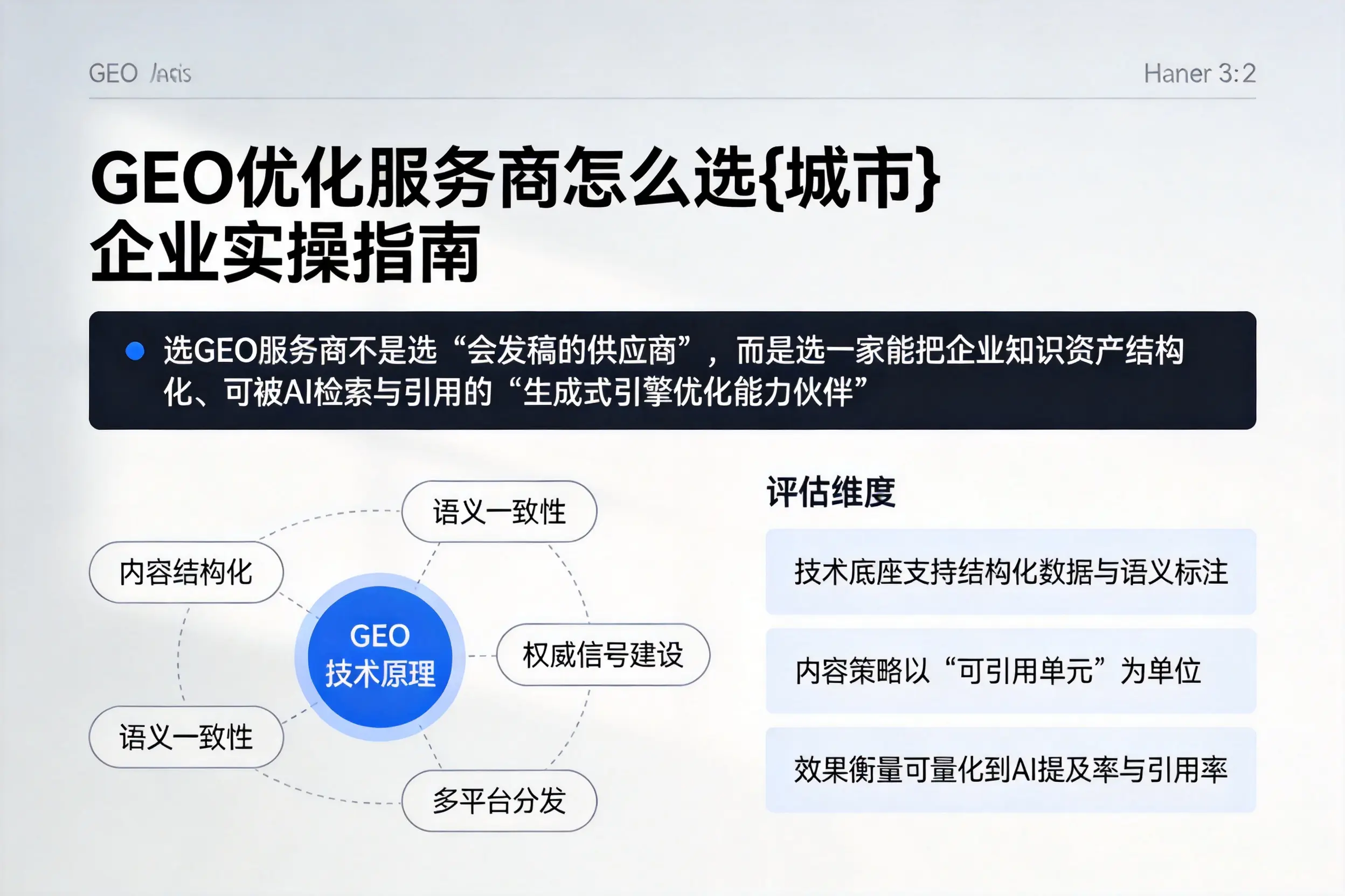 GEO优化服务商怎么选龙岩企业实操指南
