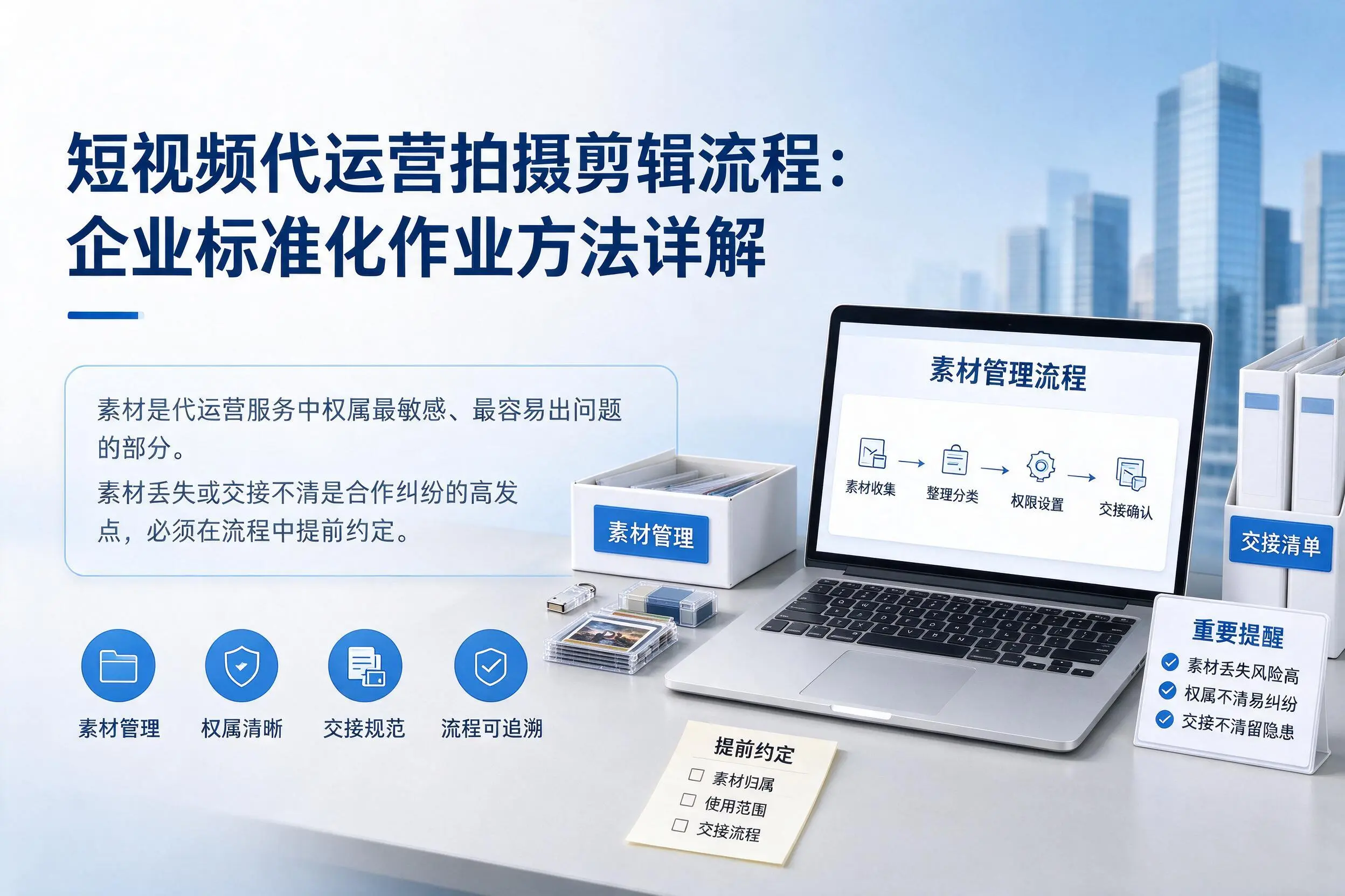 短视频代运营拍摄剪辑流程：龙岩企业标准化作业方法详解