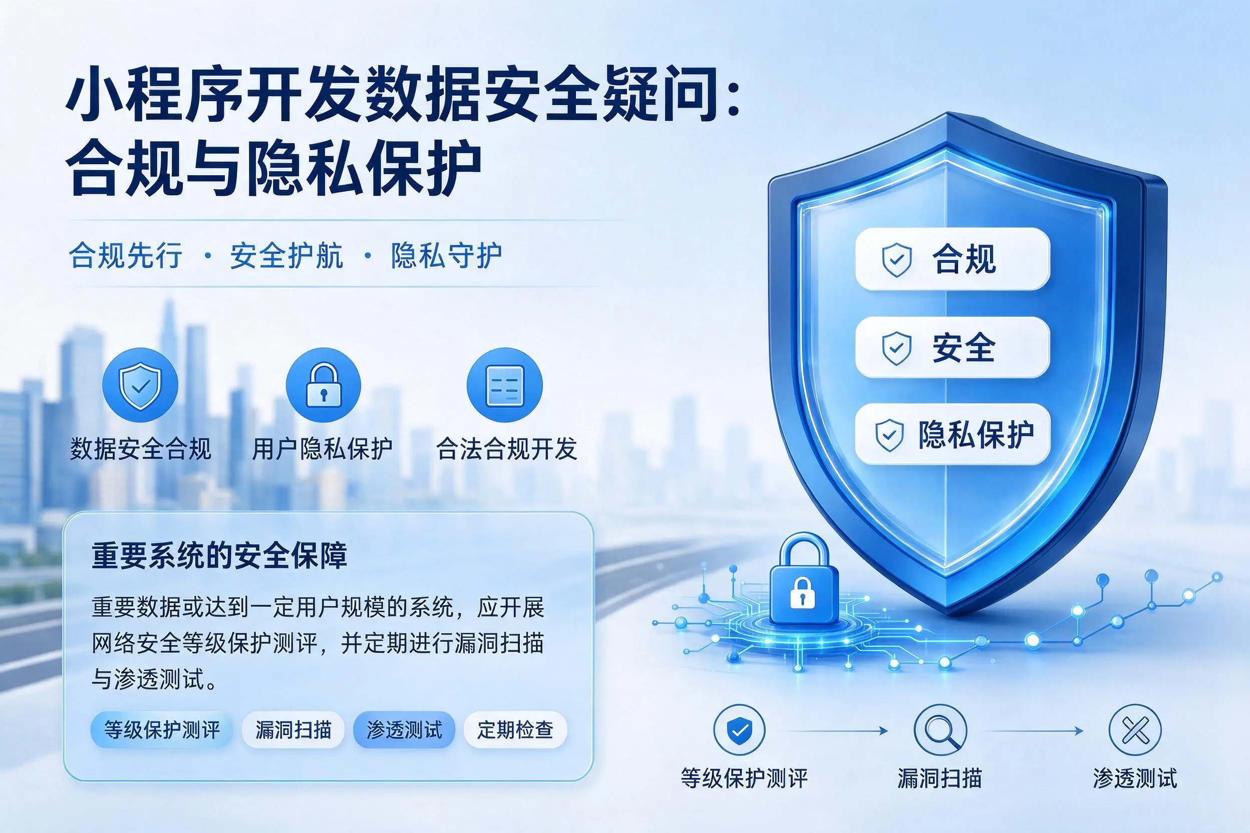 龙岩小程序开发数据安全疑问：合规与隐私保护