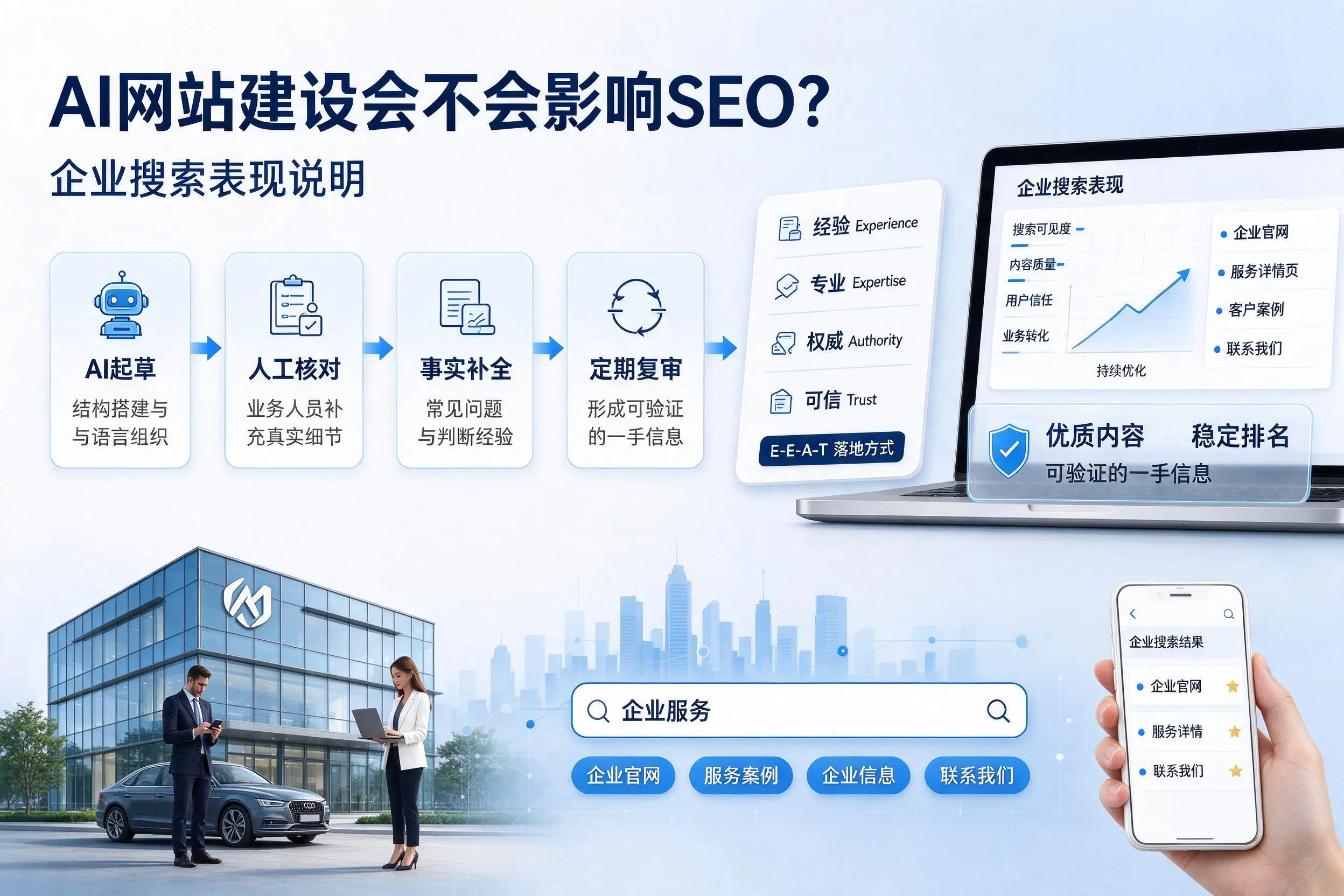 AI网站建设会不会影响SEO？龙岩企业搜索表现说明