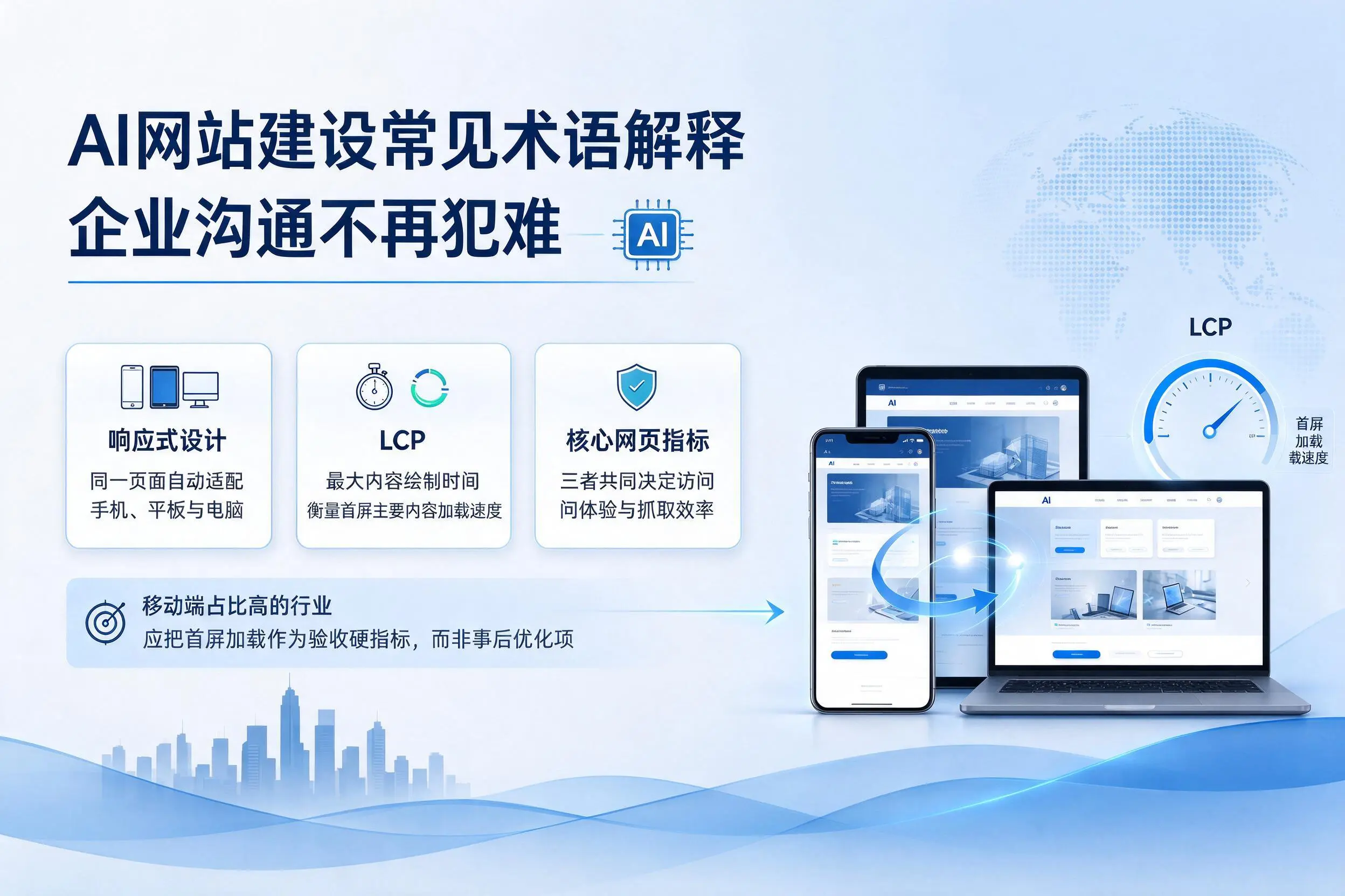 AI网站建设常见术语解释，龙岩企业沟通不再犯难